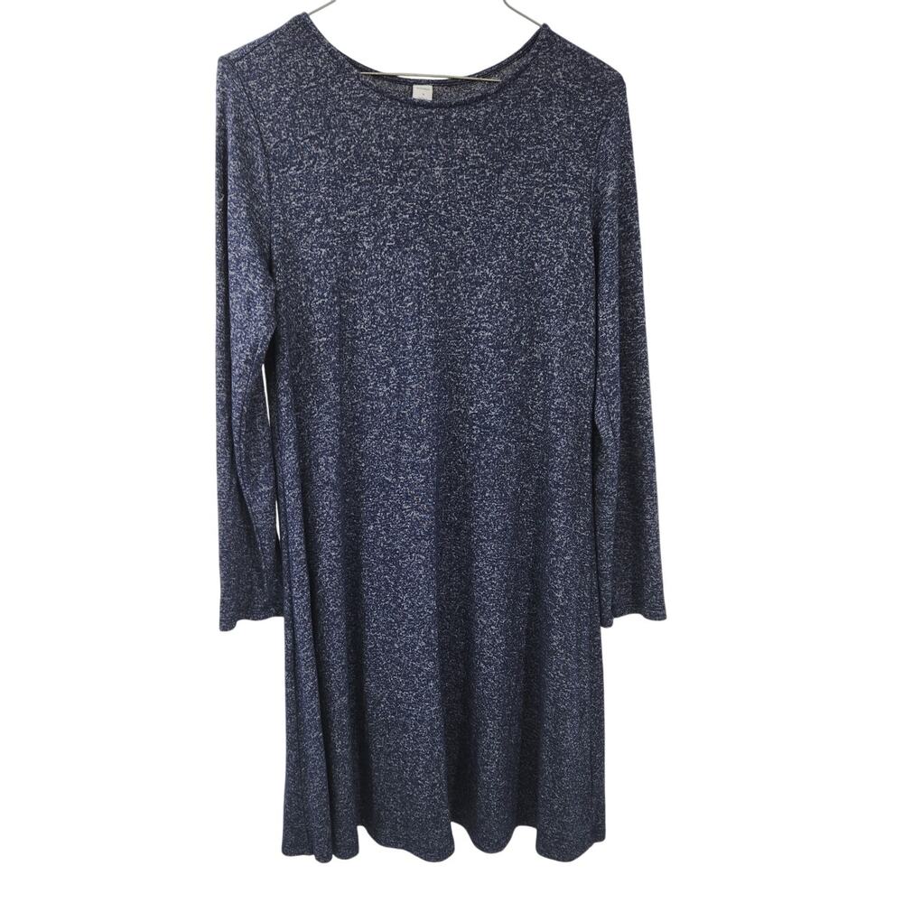 Old Navy Blue Long Sleeve Dress Womens Size Small S